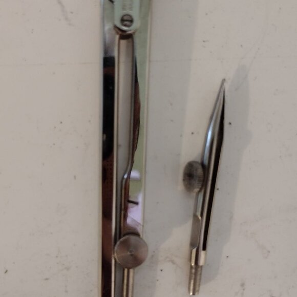 Vintage Friedman Bros Drafting Drawing Set with Case - Picture 5 of 8